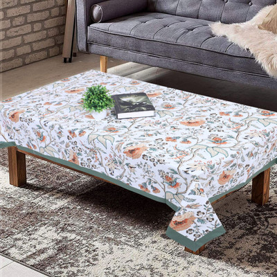 Texstylers Cotton 4 Seater Floral Table Cover(Multicolor)