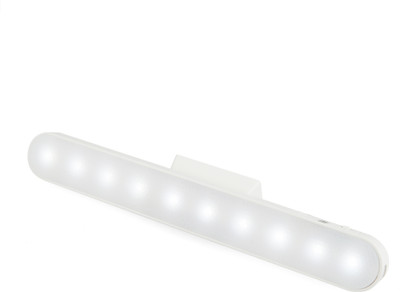 MZ M271-RECHARGEABLE MAGNETIC LED DESK LAMP-10W Power, Battery 1200mAh Table Lamp(28 cm, White)