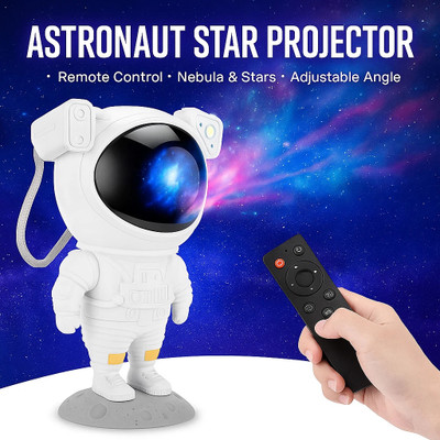 NAIRO Galaxy Light Astronaut Space Star Projector Nebula 360 Degree Adjustable Head Night Lamp(22.5 cm, Multicolor)