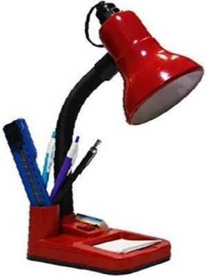 spark world Red Study lamp Students/Table lamp for Study/lamp for Study_65 Study Lamp(23 cm, Red)