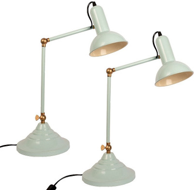 BENE Leon Table Lamp MS 19 cm, (Sky Blue, Pack of 2 Pc) Table Lamp(68 cm, Sky Blue)