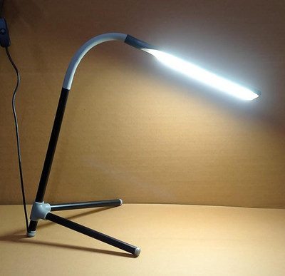JILMAJ Black Trio Lamp Portable Reading Light With Student Study Eye Protection Lamp Study Lamp(37.5 cm, Black)