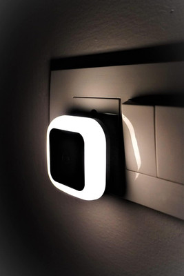 NL Traders Plug in Senser Light 0.5W Automatic Smart sensor led night Light lamp LED Plug Night Lamp(5.5 cm, White)