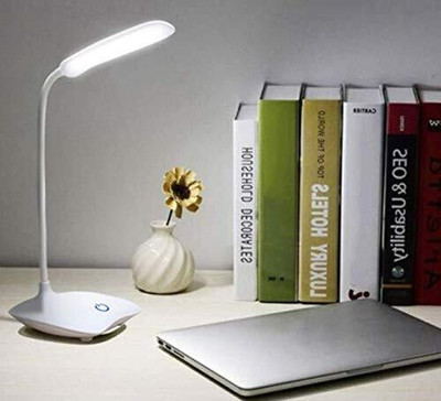 REXBURG USB LED Desk Lamp Table-34 Study Lamp(10 cm, White)
