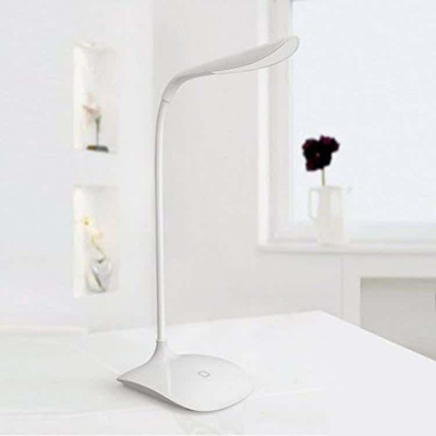 Loyal Edge LE -05 Emergency LED Touch On/Off Switch Desk Lamp Dimmer Led USB Charging 5 hrs Flood Lamp Emergency Light(White)