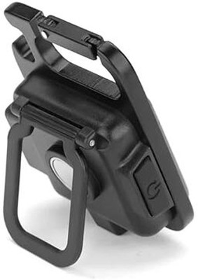 Nexvyn Black Small Rechargeable Keychain Flashlight 4 Light Modes Portable Pocket Light Night Lamp(7 cm, White)