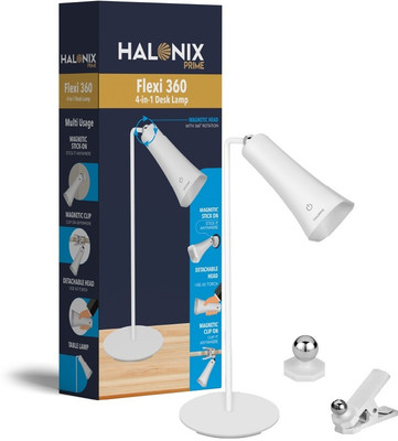 HALONIX Flexi 360 4-in-1 Multipurpose Study Lamp(26 cm, White)
