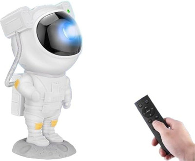 SSCollection Astronaut Projector with Remote Control - 360° Adjustable Timer Night Lamp(22 cm, White)