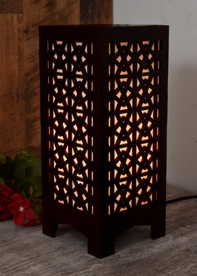 Mohit Enterprises Handcrafted Elegance Perfect for Ambiance in Any Room 1 Table Lamp(25.5 cm, Brown)