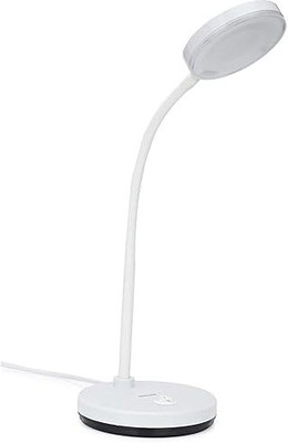 Riddhi Siddhi Lights Plastic Table Light Lamp for Reading (Pack of 1) Table Lamp(48 cm, White)