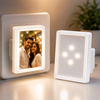 Gridcart MemoriesGlow Pro Night Lamp(7 cm, White)