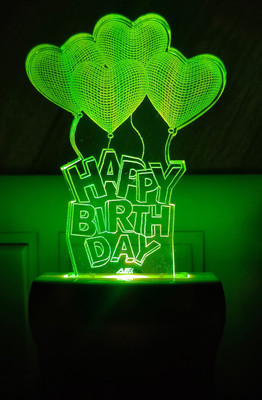 Omniverse Beautiful LED Baloon Night Light Lamp Night Lamp(12 cm, Multicolor)