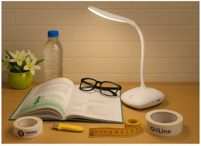 Radhe Krishna Rechargeable LED Study Lamps for Students, Desk Light for Study pack of 1 Study Lamp(9 cm, Multicolor)