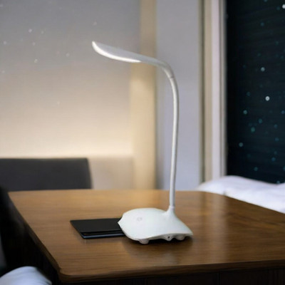 REXBURG USB LED Desk Lamp Table-28 Study Lamp(10 cm, White)