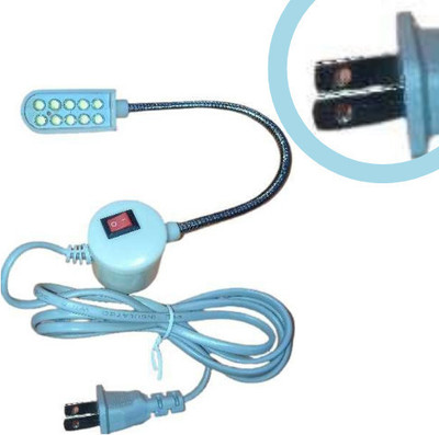 EASYSEW YOKE LED Study Lamp(11 cm, WHITE AND BLUE)