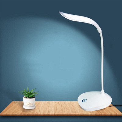 AKR Powerful Rechargeable Emergency Table Lamp (White)_210 Study Lamp(30 cm, White)
