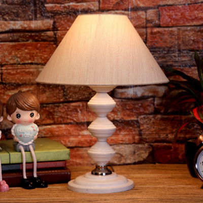 foziq Unique & Beautiful Table Lamp with White Metal Base Table Lamp(38 cm, Beige)