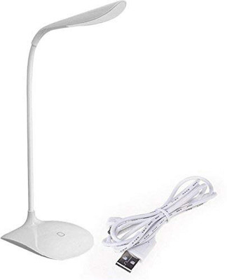 ZOLLYZZ Led Foldable Desk Lamp Table lamp Study Lamp ( White)_L6_TL1344_L149 Study Lamp(35 cm, White)