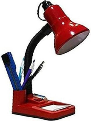spark world Table Lamp Study Lamp(10 cm, Red)