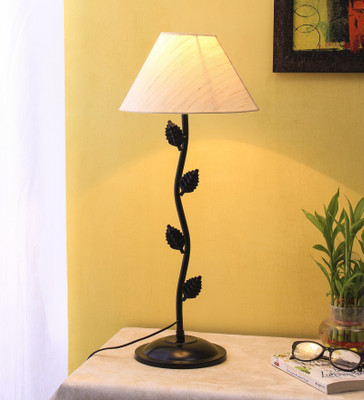 Devansh Khadi Patti Table Lamp(59 cm, Off White)