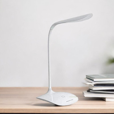 ZOLLYZZ Study LED Touch On/Off Switch Student Study Table Lamps50_TL361_L2162 Table Lamp(35 cm, White)
