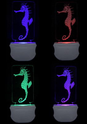ANANYA ENTERPRISES maharana pratap 3D Illusion Night Lamp with 7 Multicolor & 3D Design for RoomPO2 Night Lamp(12 cm, Multicolor)