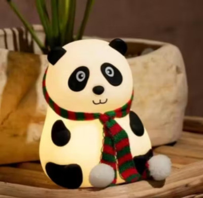 Premio Lusso Rechargeable Panda Lamp for Kids – 7 Color LED Lamp Night Lamp(10 cm, Multicolor)