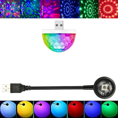 WRADER USB Disco Light + Sunset Projection Lamp for Home Decor Party Bedroom & YouTube Night Lamp(16 cm, Black) WRADER USB Disco Light + Sunset Projection Lamp for Home Decor Party Bedroom & YouTube Night Lamp(16 cm, Black)