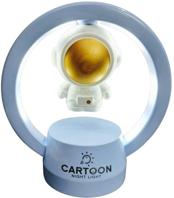 v2fashion Astronaut Cartoon Table Night Lamp Pack of 01 (Multicolor) Study Lamp(15 cm, Multicolor)