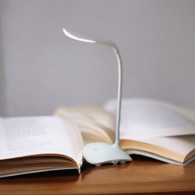 REXBURG USB LED Desk Lamp Table-21 Study Lamp(10 cm, White)