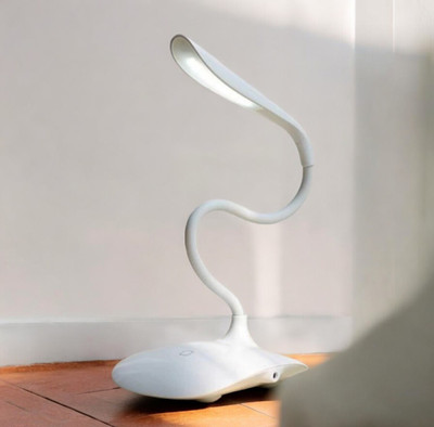 zynati white angular table lamp10 Study Lamp(31 cm, White)