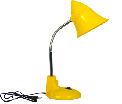 Prop It Up LED Desk Table Light with Eye Protection, Stand and On/Off Switch & GOOSENECK-YL Study Lamp(48 cm, Yellow)