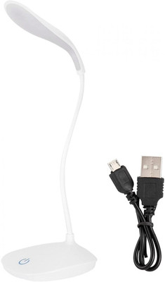 Mustu Touch LED Desk Lamp Study Lamp(38 cm, White)