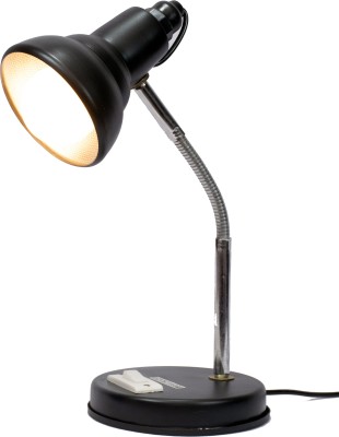 spark world Study Lamp for Students - New Jyoti Chrome Neck Model (Black) Study Lamp(14 cm, Black, Silver)