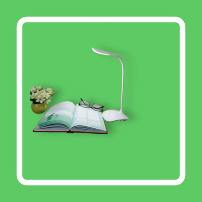 BHAJANLAL GREENERY LAMP_10090_L1723_L1127 Table Lamp(30 cm, White)