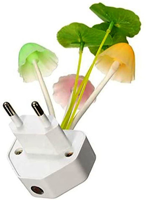 SPERO LED Night Lamp Soft Light Auto On/Off, Mushroom Lamp PRO LDR Sensor Night Lamp(5 cm, Multicolor)