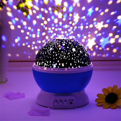 VDA GROUP Star Master Galaxy Night Projector Lamp Night Lamp(10 cm, Multicolor)