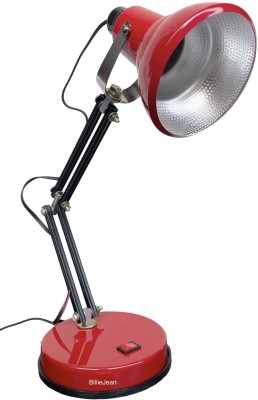 BillieJean Starlet Red Adjustable Business Desk Table Lamp(46 cm, Red)