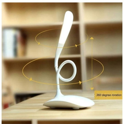 KHODALRAJ GREENERY STUDENT STUDY NIGHT/DESK LAMP WITH FLEXIBLE NECK Night Lamp(11 cm, White)
