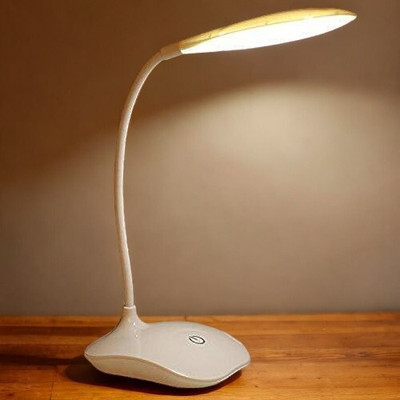 AKR Powerful Rechargeable Emergency Table Lamp (White)_295 Study Lamp(30 cm, White)