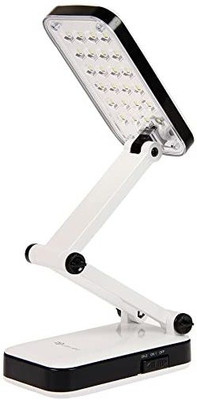 FIRSTLIKE Portable Eye Protection Foldable & Rechargeable Led Desk Lamp Table Lamp(16 cm, White)