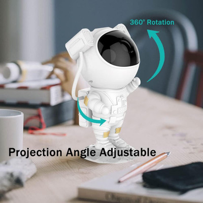 viyan enterprise Astronaut galaxy projector Table Lamp(22.8 cm, Multicolor)