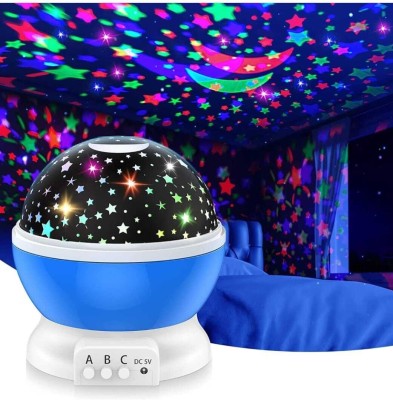 Wifton Romantic Sky Star Master Night Light Projector Baby Sleep LightingQ Night Lamp(14 cm, Multicolor)