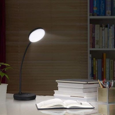 SAHU NOVUS DESK TABLE LAMP, EASY TO ADJUST, 5W HIGH BRIGTNESS ( 1 YEAAR) WARRENTY Study Lamp(22 cm, White)