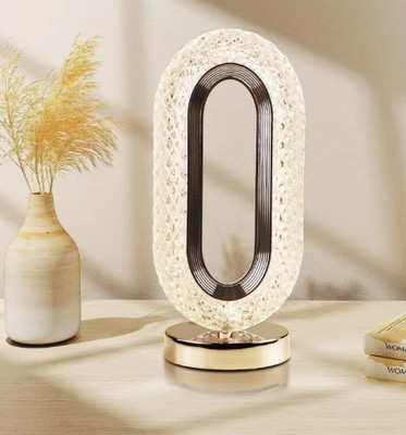 sr creartion Touch Crystal Table Desk Lamp USB Rechargeable Crystal Diamond Table Lamp Night Lamp(10 cm, Multicolor)