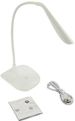 GETTRADE Rechargeable Emergency Table Desk Lamp Student Reading Light Led Foldable G171 Study Lamp(37 cm, White)