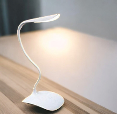ZOLLYZZ white angular table lamp21_L19 Study Lamp(31 cm, White)