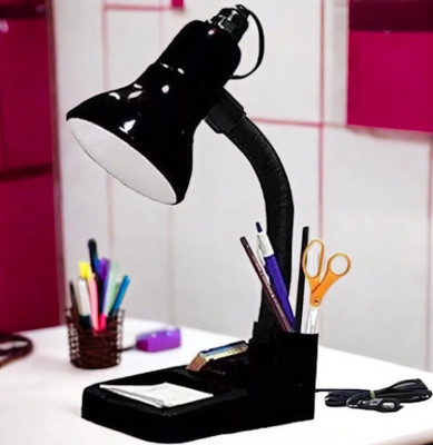 ZESTRUM HomeDecorTableLampHTL-TL097 Table Lamp(22 cm, Black)