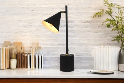 Flipkart SmartBuy Desk Table Light/LED WORKING,READING LAMP with Eye Protection, Stand and On/Off Study Lamp(40 cm, Black)