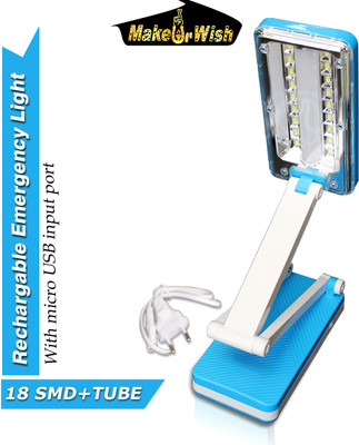 Make Ur Wish Solar Table Lamp For Study Emergency Lamp Rechargeable High Bright Led lamp Study Lamp(25 cm, Multicolor)